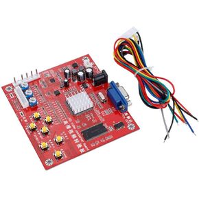 Socobeta CGA to VGA Converter, Video Game Converter Board RGBS/CGA to VGA High Definition RGB to VGA Converter