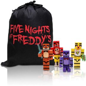 ألعاب مجسمة صغيرة من فانفين FNAF، 8 قطع/مجموعة وحقيبة in Kuwait