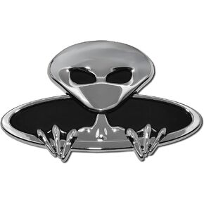 Alien Chrome Auto Emblem
