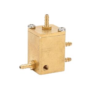 Sonew 4 Connections Dental Water Valve Switch, Metal Dental Water Pressure Valve Oral Water Pressure Switch Dental Chair Unit Accessories