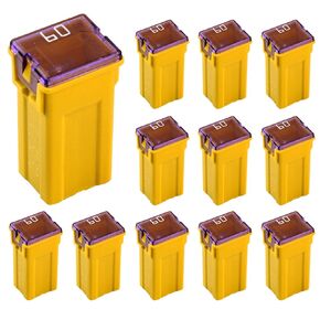 30A JCASE Car Fuse Automotive FMX Fuse Tall/Standard Profile Box Shaped Fuse Compatible for Ford, Chevy/GM, Chrysler/Dodge Toyota Car Truck SUV