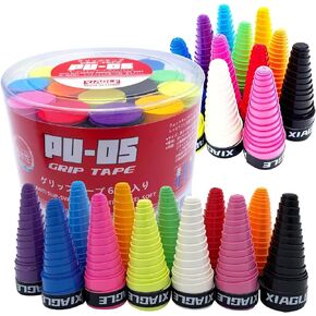 Tacky Feel Overgrip 9 أو 30 أو 60 حزمة مضرب تنس الريشة Overgrips لقبضة مضادة للانزلاق وماصة
