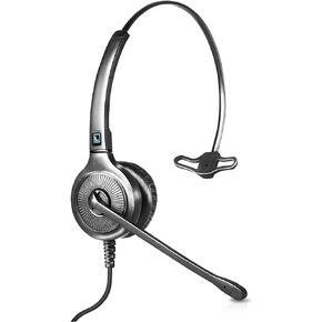 لايتنر LH240XL - سماعة هاتف مكتبية سلكية للهاتف الأرضي - سماعة هاتف سلكية - تعمل مع كل هاتف مكتبي تقريبًا - سماعة رأس للهاتف - سماعة مكتب RJ9