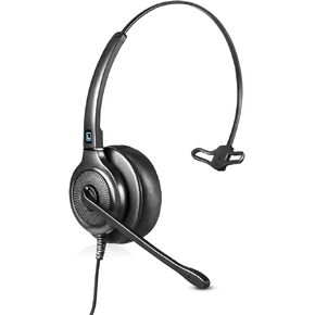 Leitner LH245XL – Corded Office Phone Headset for Landline Phone – Corded Telephone Headset - Works with Virtually Every Desk Phone – Headset for Phone – RJ9 Office Headset