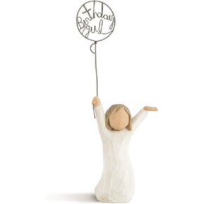 Willow Tree Birthday Girl, Celebrate Your Day, A Gift to Celebrate a Special Day or Encourage and Support Individuality, Sculpted Hand-Painted Figure