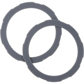 Qtcial 2 Packs Blender Gaskets 182341-000-842, Silicone Rubber Sealing O-ring, Premium Replacement Parts Compatible with Oster Pro 1200 Blender, Gray