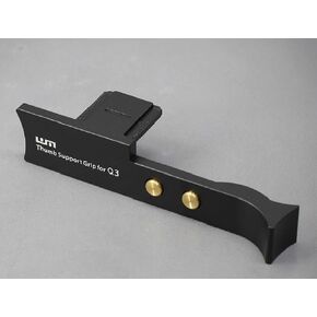 LIM'S Camera Thumb Support Grip 6061 Aluminum Handgrip for Leica Q3 [Black]