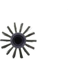 SPARTA Industrial Tank Brush Head Pipe Brush Head, Drain Brush with 3/4" Thread Hole (Handle Not Included) for Commercial Use, Plastic, 6.7 x 3.5 Inches, Black