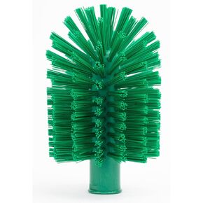 SPARTA Industrial Tank Brush Head Pipe Brush Head, Drain Brush with 3/4" Thread Hole (Handle Not Included) for Commercial Use, Plastic, 6.7 x 3.5 Inches, Green