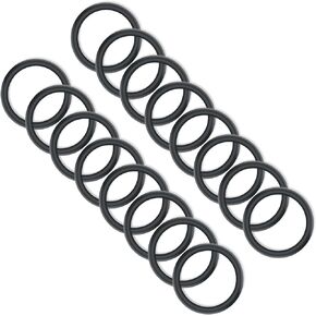 16PCS Bumper Quick Release O Rings,Flexible Rubber Bands Fender Bumper Fasteners,Universal Car Accessories for Replacing Damaged Car Bumper Washers