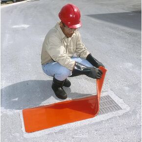 UltraTech 2124 Ultra-Drain Seal Drain Cover, Orange Urethane, 18" x 58"