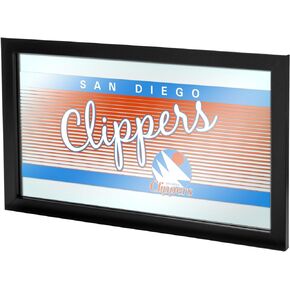 NBA San Diego Clippers Logo Mirror, One Size, Black