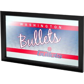 NBA Washington Bullets Logo Mirror, One Size, Black