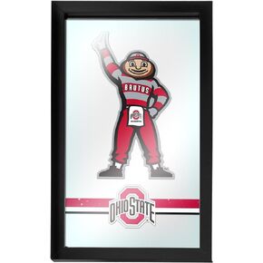 NCAA Ohio State University "Stripe Brutus" Framed Logo Mirror