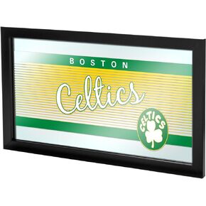 NBA Boston Celtics Framed Logo Mirror, One Size, Black