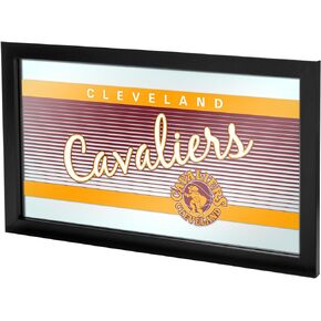 NBA Cleveland Cavaliers Framed Logo Mirror, One Size, Black