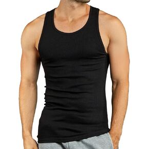 Knocker Men's 3 Tank Top Undershirts A-Shirt