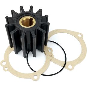 MARKGOO Inboard Water Pump Impeller Kit 15000K-SHW Replacement for Sherwood Pump G1503 G151 G155 G157 GC1 GC4 GC5 P151 Jabsco 18327-0001-P Cummins 250 HP 4B 6B Series 3349198 3916720 3393854 3349340