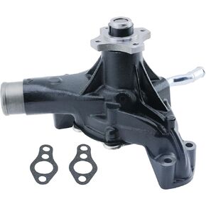 Water Pump 252-711 Compatible with Chevy S10 Silverado 1500 blazer C K Suburban, GMC sonoma Yukon, Cadillac Escalade, Isuzu Models, 4.3 5.0 5.7L, AW5077 43315 with Gasket