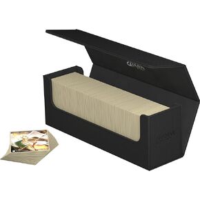Ultimate Guard Arkhive 800+، حافظة سطح السفينة لـ 800 بطاقة TCG مزدوجة الأكمام، أرجواني، متوافق مع الصخور، إغلاق مغناطيسي وبطانة داخلية من الألياف الدقيقة...