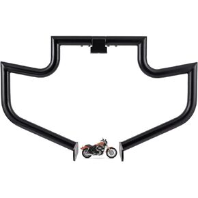 1.5" Crash Bar Engine Guard Highway Freeway Bar for Harley Sportster XL XLH 883 1100 1200 Custom Deluxe Hugger Sport (Matte Black)