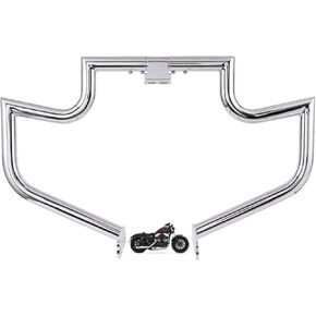 1.5" Crash Bar Engine Guard Highway Freeway Bar for Harley Sportster XL XLH 883 1100 1200 Custom Deluxe Hugger Sport (Matte Black) in Kuwait