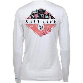 Salt Life Girls' Drift and Dream Youth Long Sleeve Performance Fit Shirt