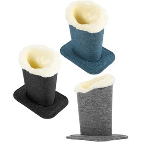 3Pcs fabric glasses holder plush eyeglasses stand eye glasses display stand sunglasses storage stand plush lined eyeglass holder eyewear stand case major Linen glasses case