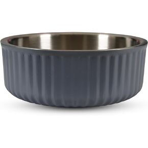 Stainless Steel Pet Bowl - Dog Food Bowl with Anti-Skid Bottom - Metal Cat Bowls - Water Bowl for Small, Medium, and Large Pets - Rust-Proof and Dishwasher-Safe (Pink, 74 Oz/2200ml)
