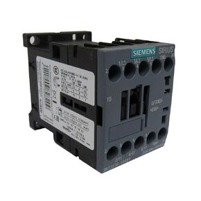 SIEMENS 3RT2016-1AK61 Sirius 3 Pole 9 AMP 120 Volt AC CONTACTOR, 1 N.O. Auxiliary Contact