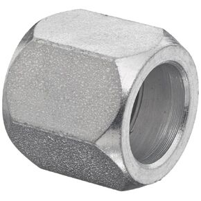 Eaton Weatherhead Carbon Steel Flareless 7000 Series Ermeto Tube Fitting, Nut, 3/8" Tube OD