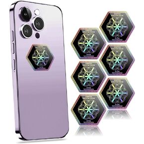 24K Gold Protection Sticker(3 Pcs) and Silver Protection Sticker(3 Pcs) from All Phones/Tablets/Laptops/All Devices (6 Pcs)