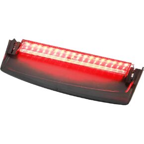 X AUTOHAUX Tail High Mount Brake Stop Light 8K5945097 Third Brake Light Rear Cab Roof Center Brake Stop Light for Audi A4 S4 ABS Black Housing