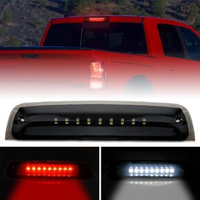 KEWISAUTO LED 3rd Third Brake Light for Ram 09-18, Rear Center High Mount Stop Light Brake Lamps LED Cab Cargo Tail Lights for Dodge Ram 1500 2009-2021/2500 3500 4500 5500 2010-2018 Accessories