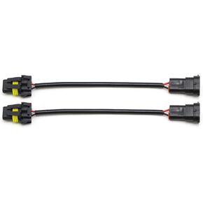 Pair Light Cable Convert 9006/HB4 Male to H8/H9/H11 Female Extension Conversion Wire Harness for Headlight Fog Lamp Bulb Socket Adapter