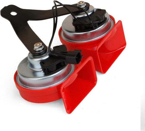 RED Horn Assembly With Bracket Compatible with F-150 2015-2022 Expedition 2.5L 3.5L 2018-2022 Replace FL3Z13832C FL3Z-13832-A FL3Z13832A in Saudi Arabia