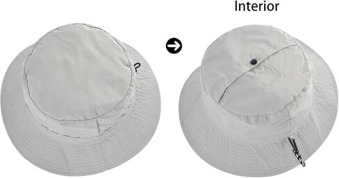 FEICUI Men Women Outdoor Bucket Hat Quick Dry Packable Boonie Hat UV Protection Sun Hat in Saudi Arabia