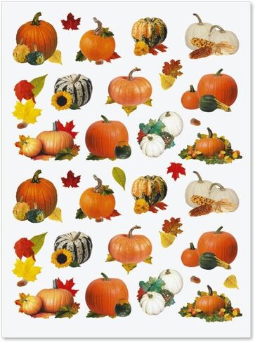 Pumpkin Fall Stickers - Set of 24 Stickers in Saudi Arabia