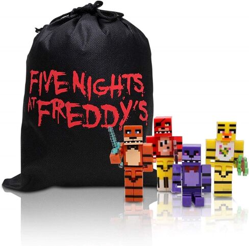 ألعاب مجسمة صغيرة من فانفين FNAF، 8 قطع/مجموعة وحقيبة in Kuwait