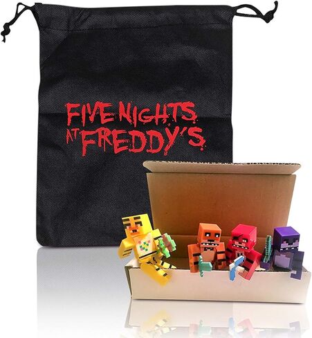 ألعاب مجسمة صغيرة من فانفين FNAF، 8 قطع/مجموعة وحقيبة in Kuwait