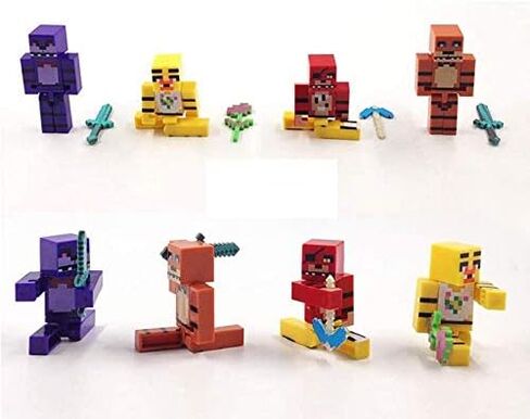 ألعاب مجسمة صغيرة من فانفين FNAF، 8 قطع/مجموعة وحقيبة in Kuwait