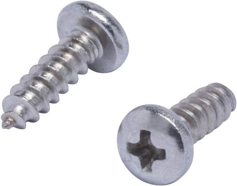 رقم 4 × 3/8 بوصة برغي خشب فيليبس برأس من الفولاذ المقاوم للصدأ، (100 قطعة)، 18-8 (304) براغي معدنية من الصفائح الفولاذ المقاوم للصدأ، نوع A، لمسة نهائية سادة بواسطة قطارة بولت in Kuwait