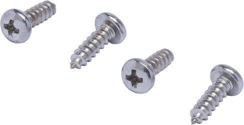 رقم 4 × 3/8 بوصة برغي خشب فيليبس برأس من الفولاذ المقاوم للصدأ، (100 قطعة)، 18-8 (304) براغي معدنية من الصفائح الفولاذ المقاوم للصدأ، نوع A، لمسة نهائية سادة بواسطة قطارة بولت in Kuwait