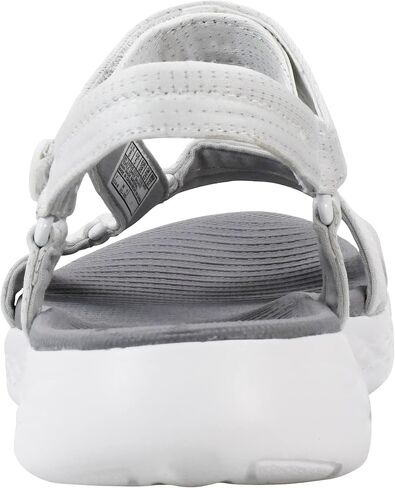 Skechers Women's On-The-Go 600-Brilliancy Sport Sandal, White/Grey, 6 M US in Saudi Arabia