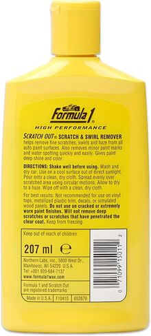 Car Wax Polish Kit- 2 Microfiber Cloths -Bundled With Formula 1 Scratch Out Car Wax Polish Liquid 7 oz,(2 Pack)-High-Gloss Shine and Scratches Repair Kit in Saudi Arabia