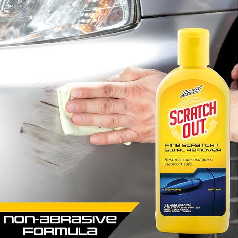 Car Wax Polish Kit- 2 Microfiber Cloths -Bundled With Formula 1 Scratch Out Car Wax Polish Liquid 7 oz,(2 Pack)-High-Gloss Shine and Scratches Repair Kit in Saudi Arabia