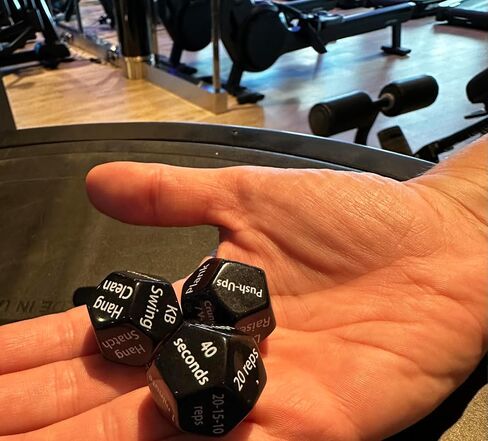 WODFitters Workout Dice Set of 3 Durable Fitness Dice Provides Unlimited Combination of Constantly Varied Exercises for Fun Home or Gym Workouts. Great Stocking Stuffer Gift for Men Women in Saudi Arabia