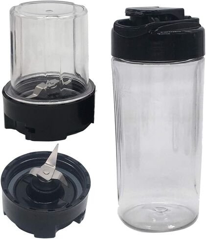 Replacement myblend 12oz/20oz Bright Sport Bottle and lid,Compatible with Oster MyBlend Blenders： BLSTPB/BLSTP2/ BLSTAV MyBlend Blender (4, 1x12oz+1 * 20oz) in Saudi Arabia
