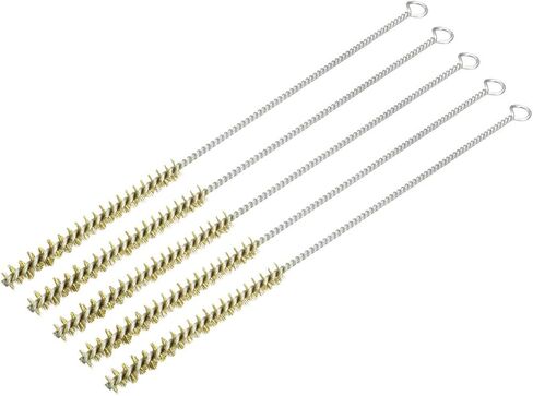 uxcell Copper Wire Tube Cleaning Brush 10mm Diameter 28.5cm Length 5pcs in Saudi Arabia