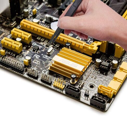 مقبض بلاستيكي فرش مضادة للكهرباء الساكنة، فرش تنظيف نايلون محمولة من سونكو وملاقط لوحة مفاتيح وفرشاة خشبية لمسح القماش مجموعة فرش تنظيف لوحة مفاتيح الكمبيوتر (مجموعة من 16) in Kuwait